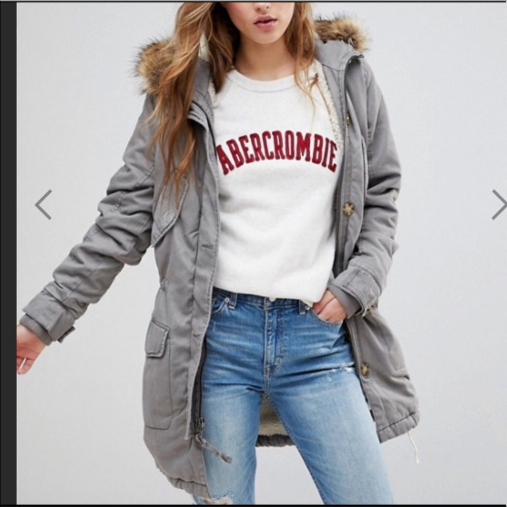 Abercrombie & Fitch Sherpa jacket